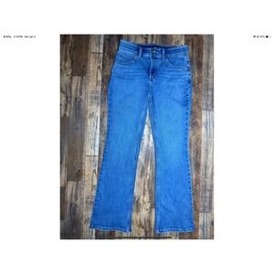 Lee Straight Leg Women's Jeans 6 Short Blue Denim Mid Rise